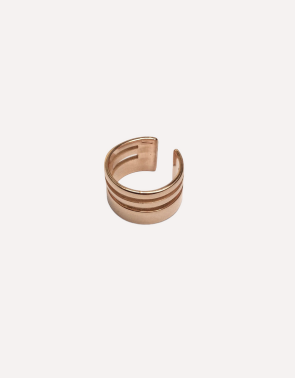 Stripe band ring - [18DELPERO]