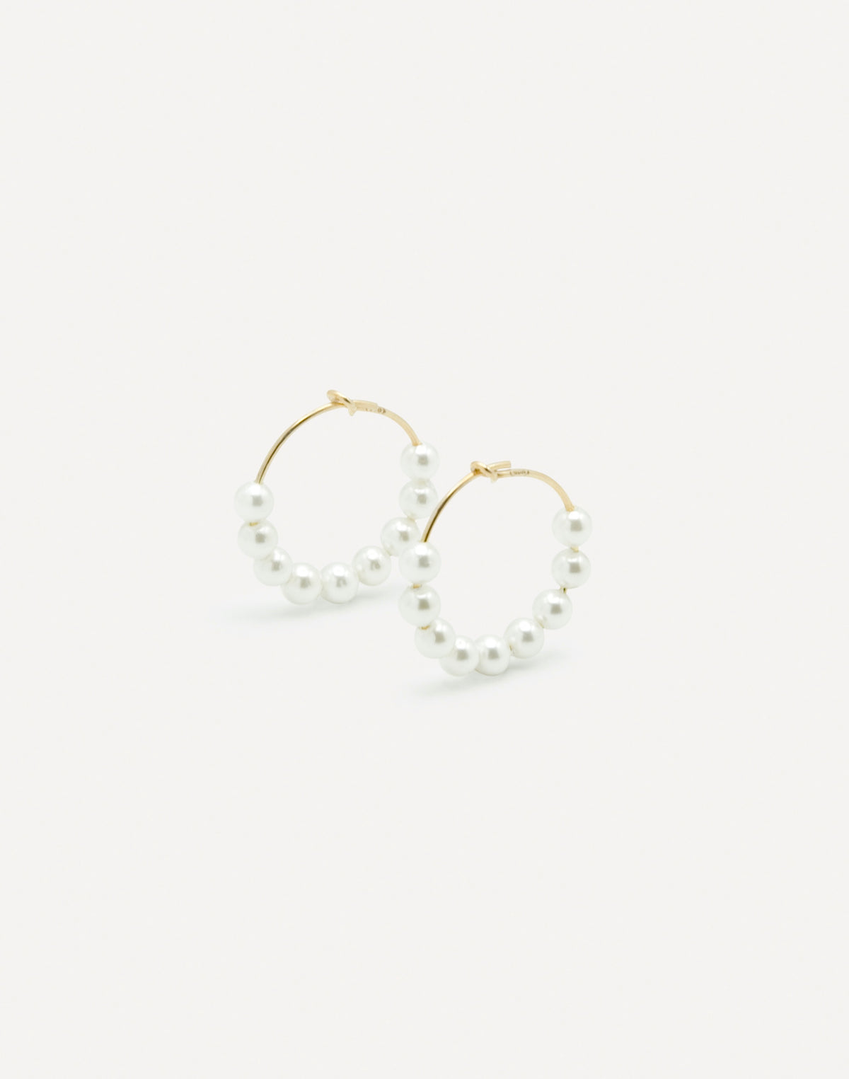 LV Gold Plated hoop earrings - Silver  Hoop earrings, Earrings, Earrings  outfit